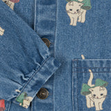 Konges Sløjd A/S Jakker og veste - Vævet bow kitty denim