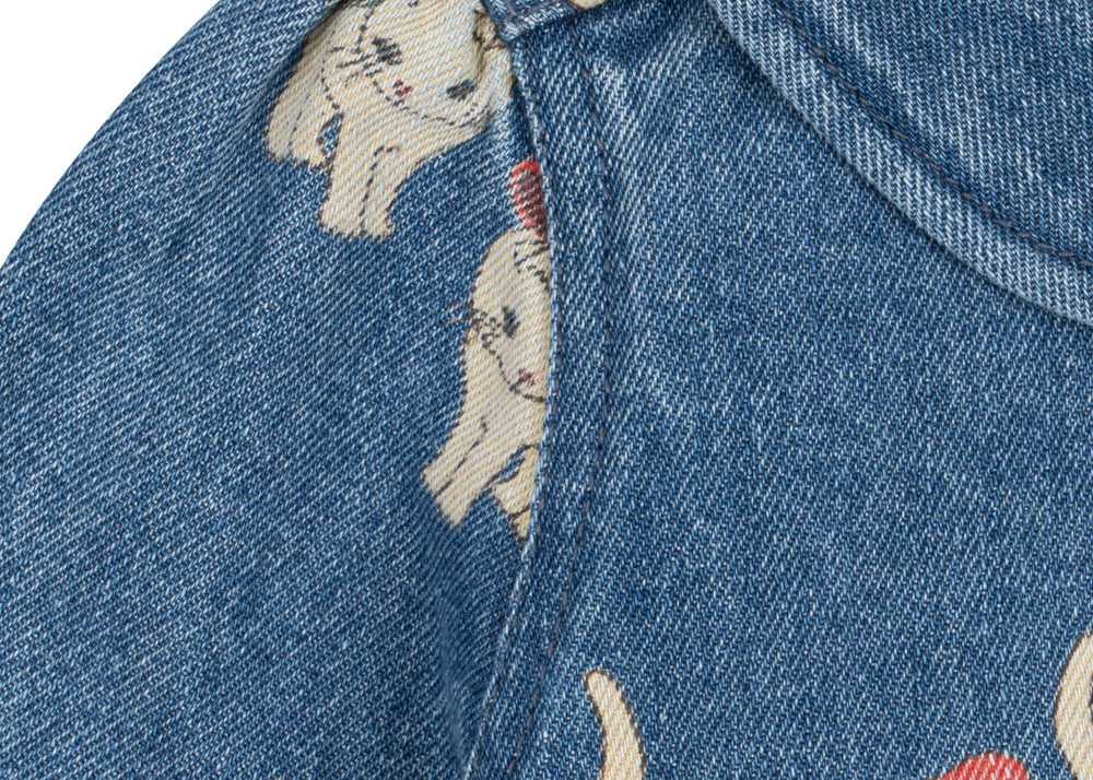 Konges Sløjd A/S Jakker og veste - Vævet bow kitty denim