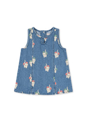 Konges Sløjd A/S WOVEN DRESSES bow kitty denim