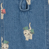 Konges Sløjd A/S WOVEN DRESSES bow kitty denim