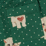 Konges Sløjd A/S Bukser - Vævet dot miao verde