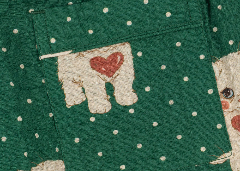 Konges Sløjd A/S Bukser - Vævet dot miao verde