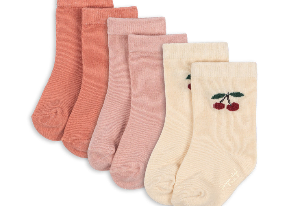 Konges Sløjd A/S SOCKS cherry mix