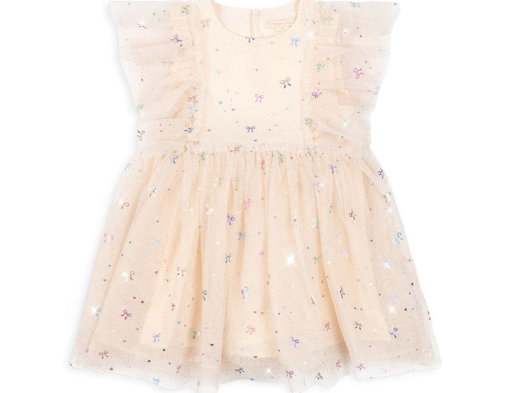 Konges Sløjd A/S WOVEN DRESSES fairy bow sparkle