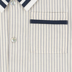 Konges Sløjd A/S WOVEN SHORT SLEEVE SHIRTS bleu stripe