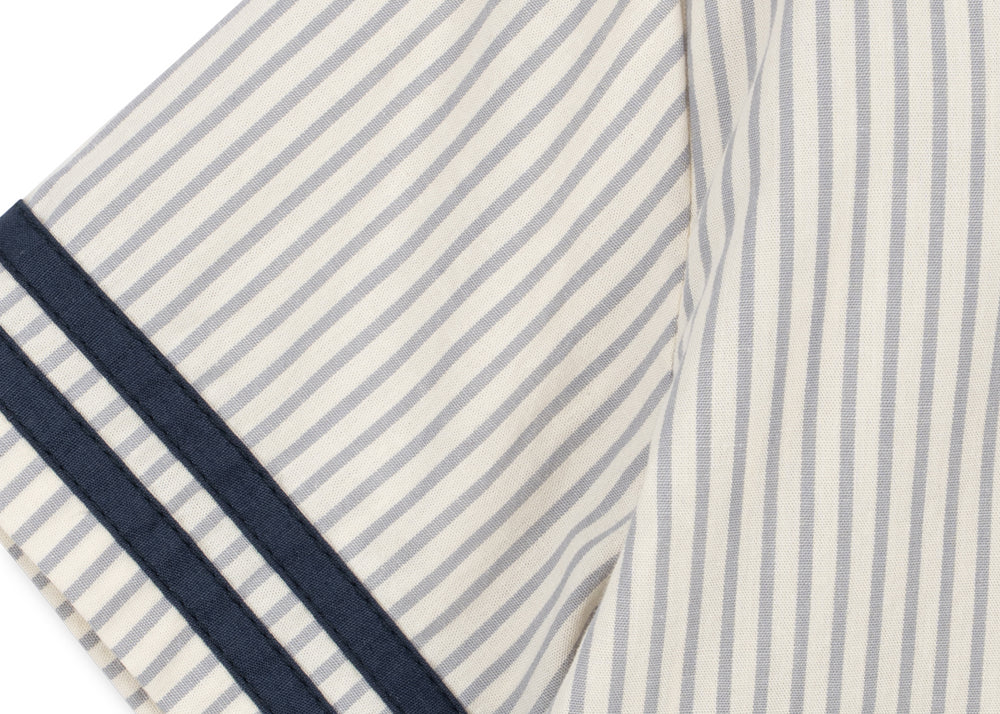 Konges Sløjd A/S WOVEN SHORT SLEEVE SHIRTS bleu stripe