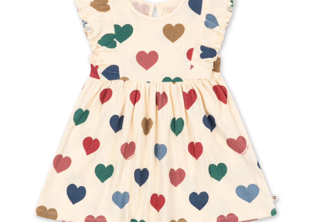 Konges Sløjd A/S JERSEY DRESSES bon coeur coloré