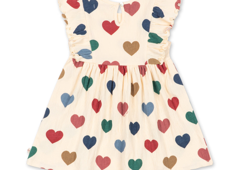 Konges Sløjd A/S JERSEY DRESSES bon coeur coloré