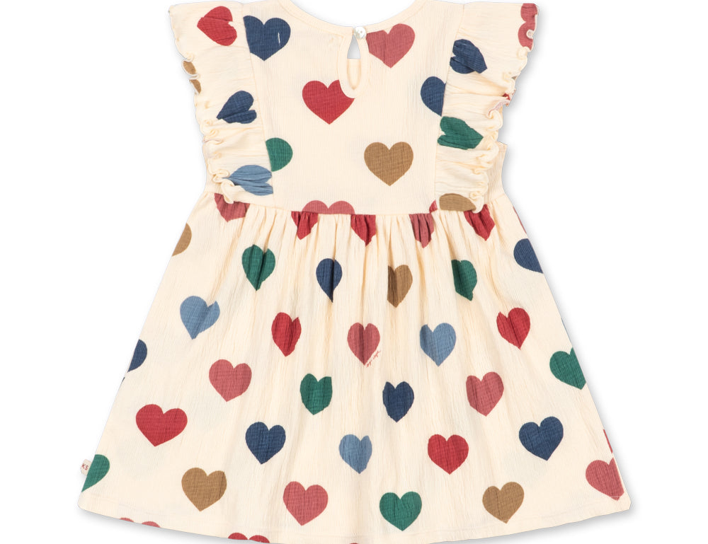 Konges Sløjd A/S JERSEY DRESSES bon coeur coloré