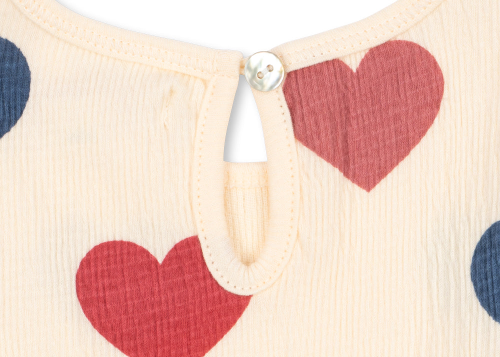 Konges Sløjd A/S JERSEY DRESSES bon coeur coloré