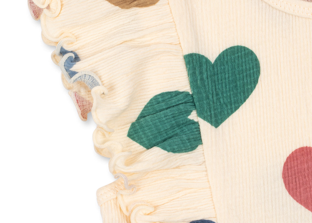 Konges Sløjd A/S JERSEY DRESSES bon coeur coloré