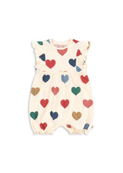 Konges Sløjd A/S JERSEY ROMPERS & JUMPSUITS bon coeur coloré