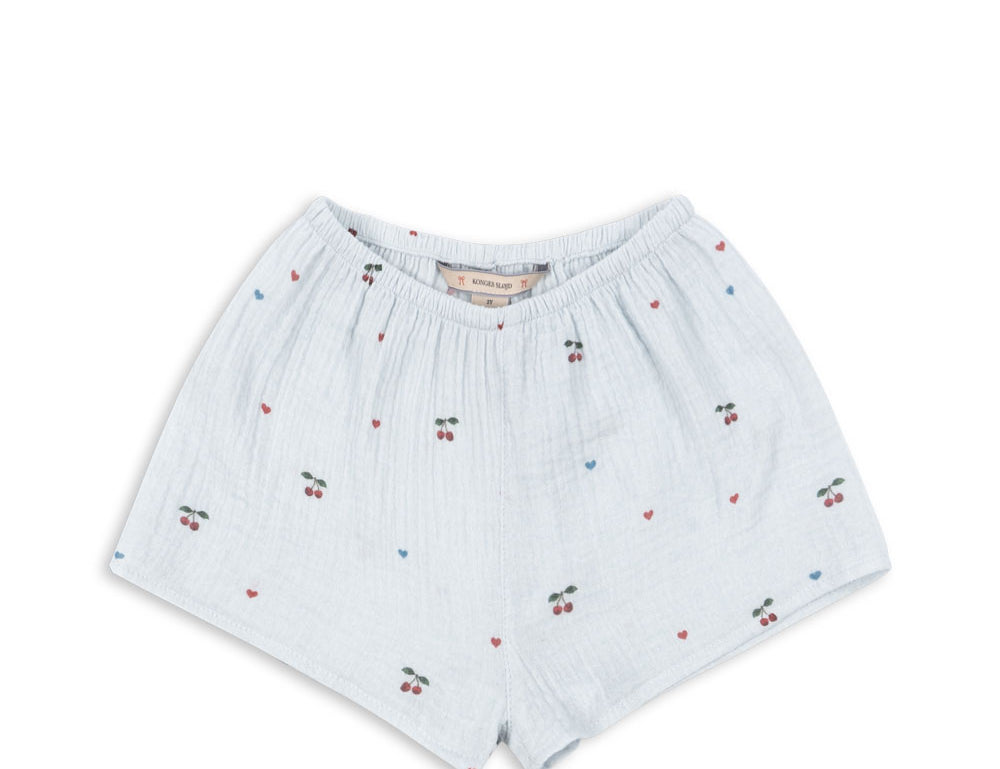 Konges Sløjd A/S WOVEN SHORTS & BLOOMERS cherry blue coeur