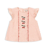 Konges Sløjd A/S WOVEN SHORT SLEEVE SHIRTS amour stripe