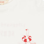 Konges Sløjd A/S JERSEY T-SHIRTS off white/lifeguard service