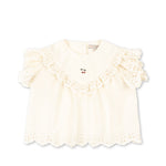 Konges Sløjd A/S WOVEN SHORT SLEEVE SHIRTS antique white