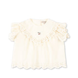 Konges Sløjd A/S WOVEN SHORT SLEEVE SHIRTS antique white