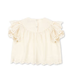 Konges Sløjd A/S WOVEN SHORT SLEEVE SHIRTS antique white
