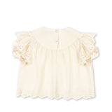 Konges Sløjd A/S WOVEN SHORT SLEEVE SHIRTS antique white
