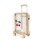 Konges Sløjd A/S TRAVEL SUITCASE cherry transparent