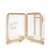 Konges Sløjd A/S TRAVEL SUITCASE cherry transparent