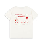 Konges Sløjd A/S JERSEY T-SHIRTS off white/lifeguard service