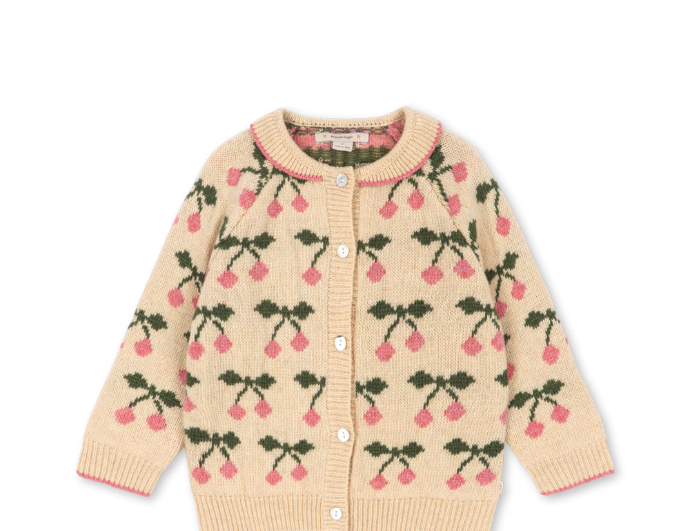 Konges Sløjd A/S KNITTED CARDIGANS cherry