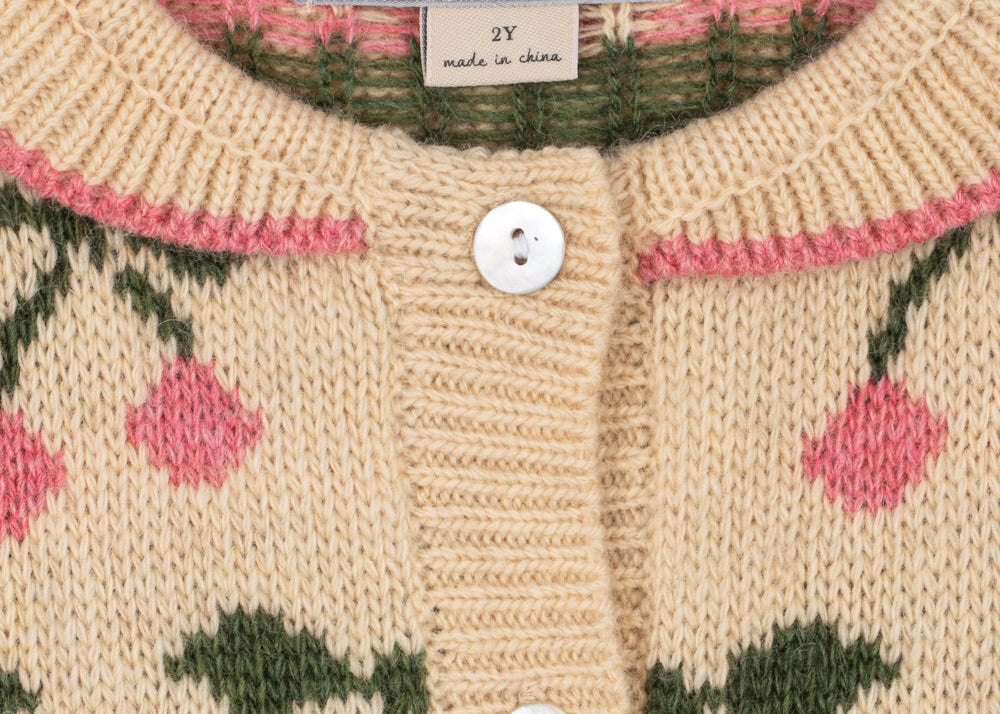 Konges Sløjd A/S KNITTED CARDIGANS cherry