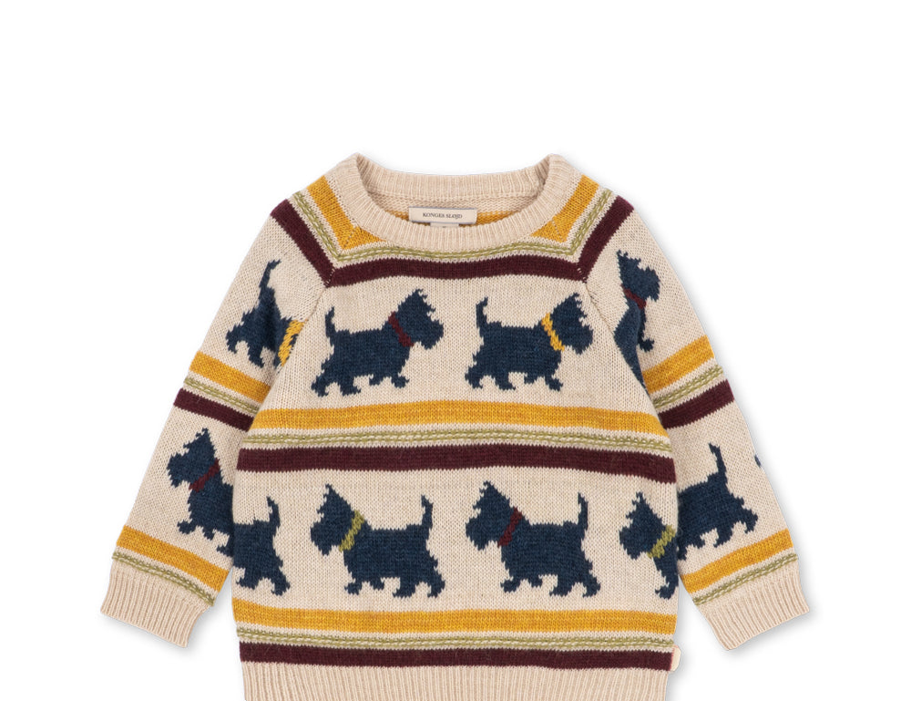 Konges Sløjd A/S KNITTED BLOUSES & VESTS piccolo scottie