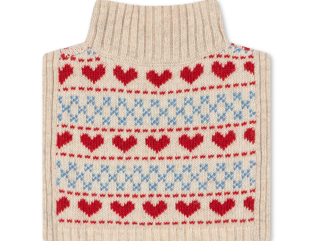 Konges Sløjd A/S NECKWARMER heart