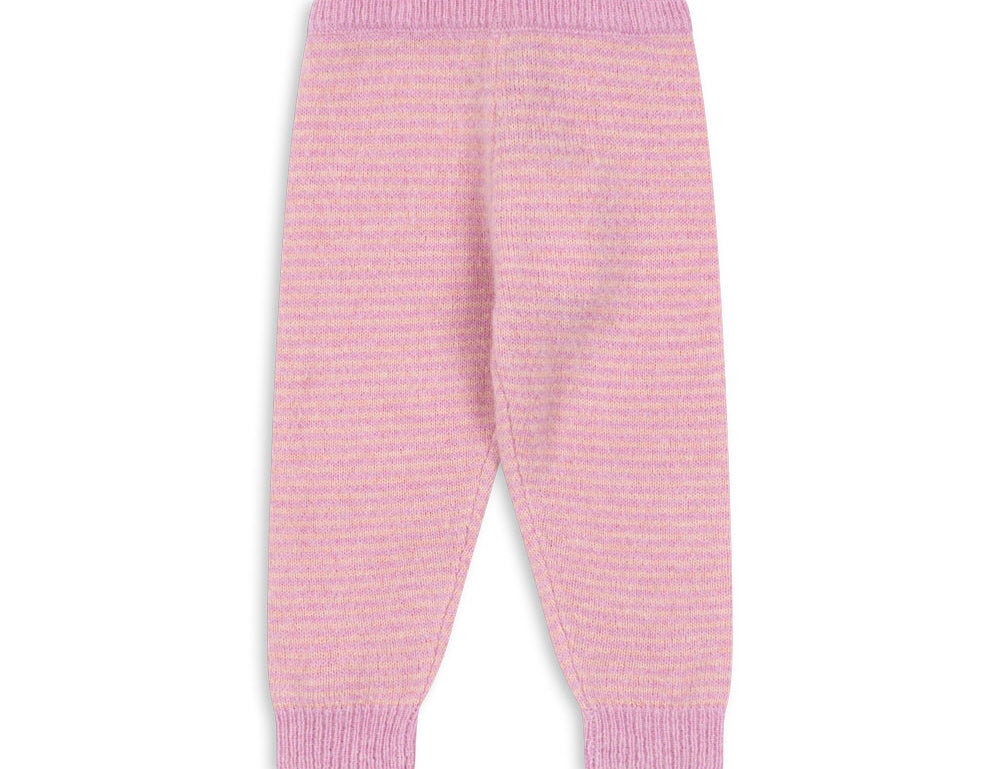 Konges Sløjd A/S KNITTED PANTS purple/pink dolphin