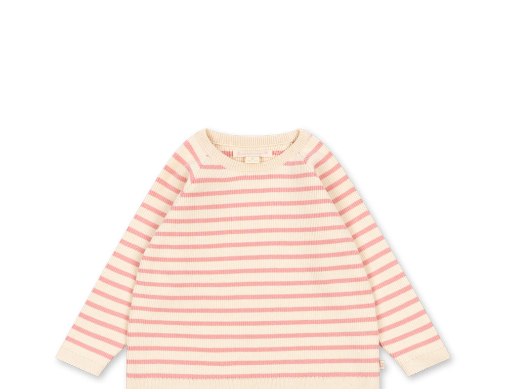 Konges Sløjd A/S KNITTED BLOUSES & VESTS peony butter stripe