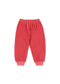 Konges Sløjd A/S JERSEY PANTS cardinal rose stripe