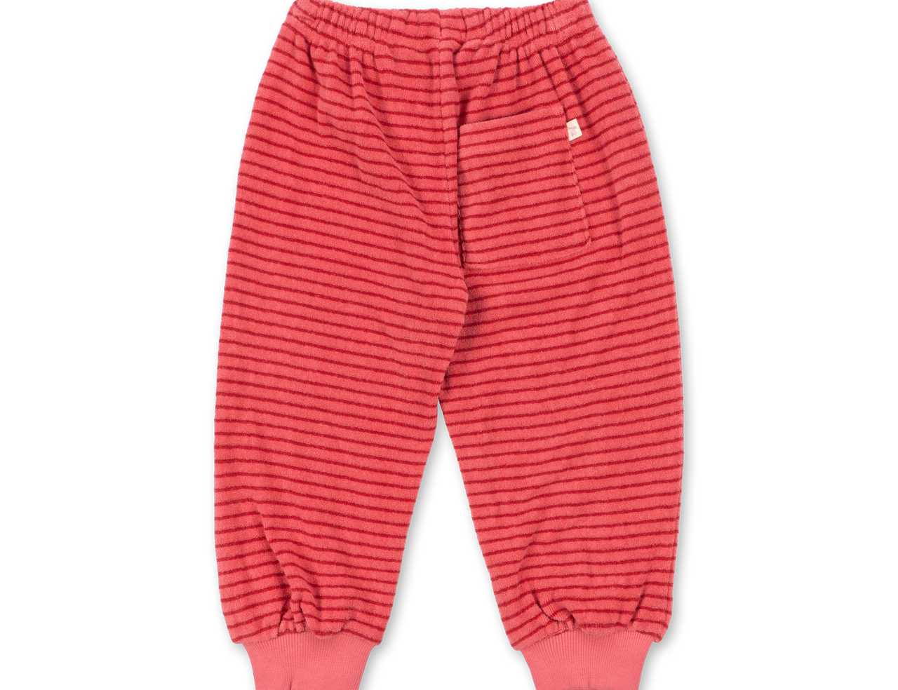 Konges Sløjd A/S JERSEY PANTS cardinal rose stripe