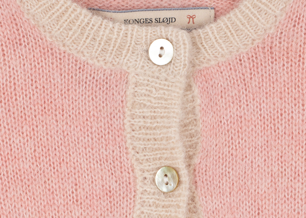 Konges Sløjd A/S KNITTED CARDIGANS silver pink