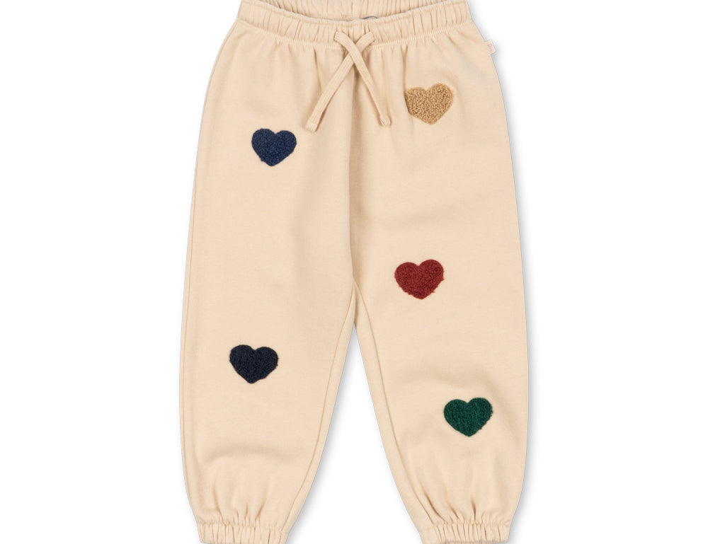 Konges Sløjd A/S JERSEY PANTS bon coeur coloré