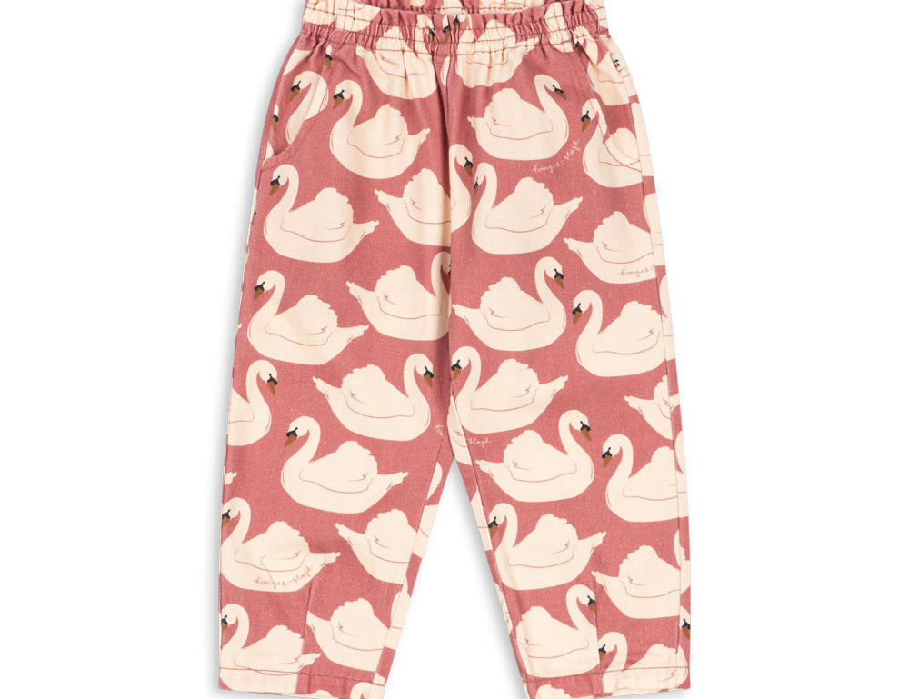 Konges Sløjd A/S WOVEN PANTS swan rose