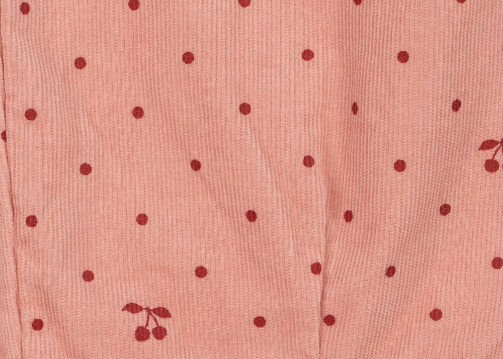 Konges Sløjd A/S WOVEN PANTS cherry dot scarlet