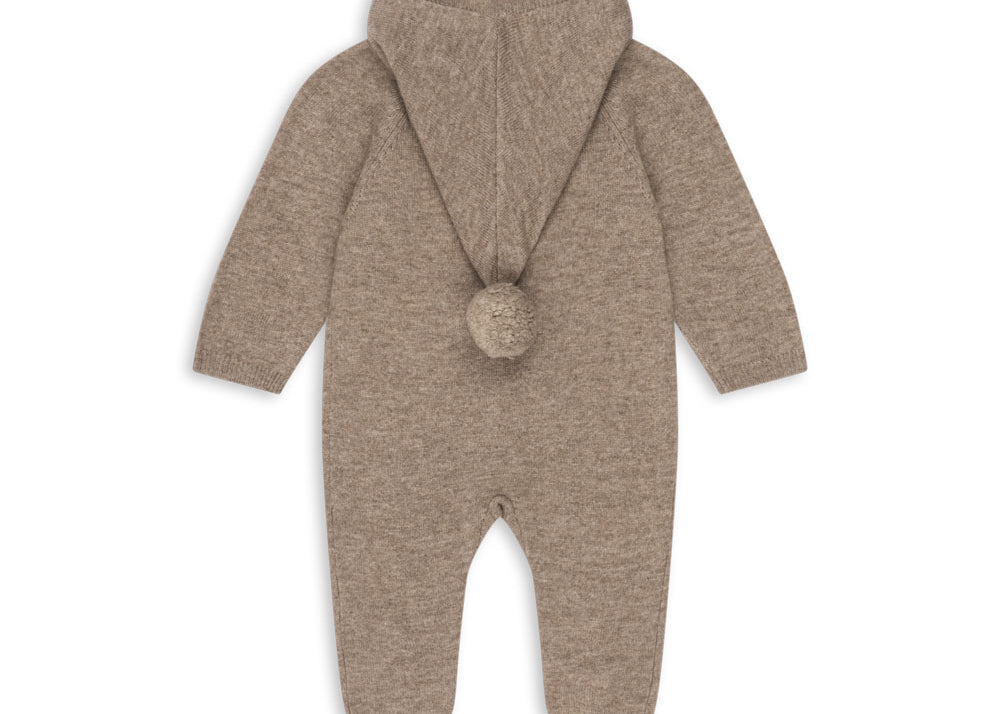Konges Sløjd A/S KNITTED ROMPERS & ONESIES light brown