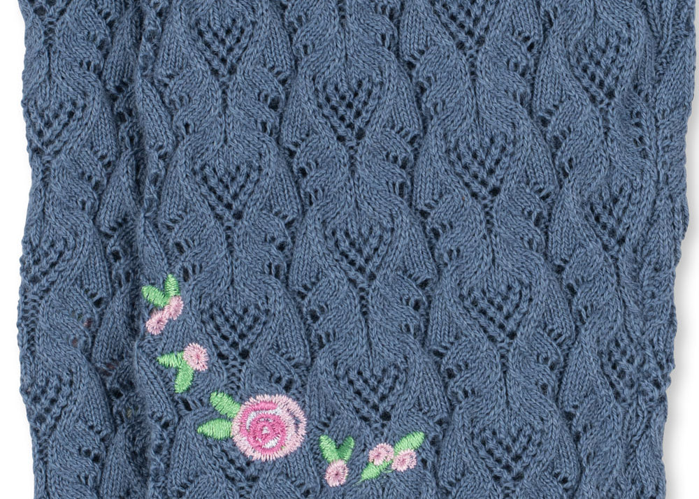 Konges Sløjd A/S KNITTED PANTS ashley blue