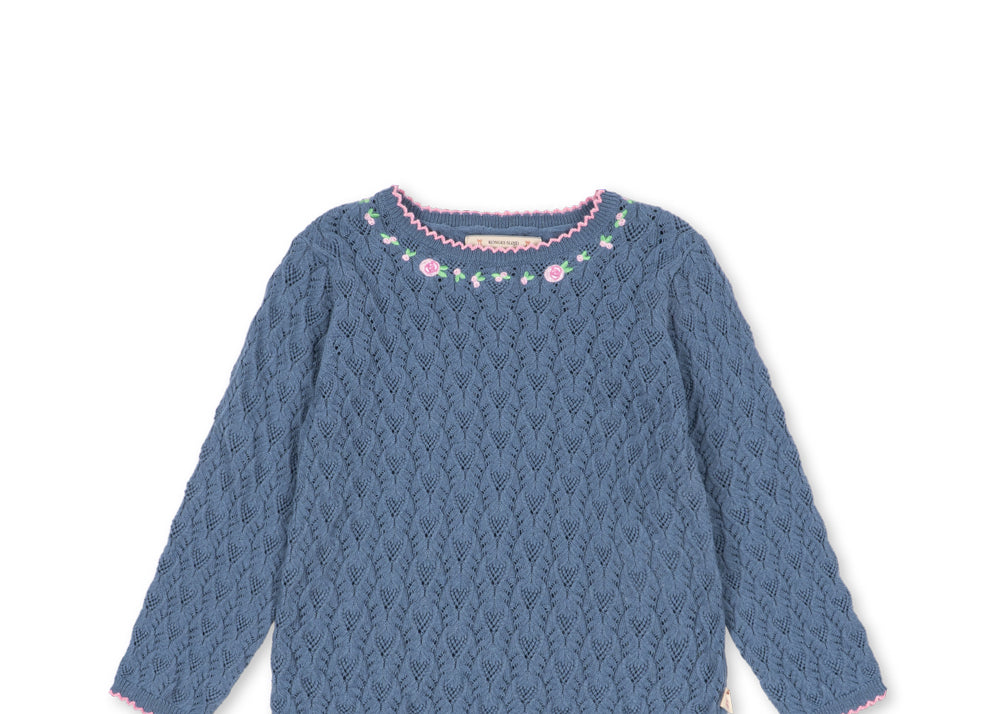 Konges Sløjd A/S KNITTED BLOUSES & VESTS ashley blue