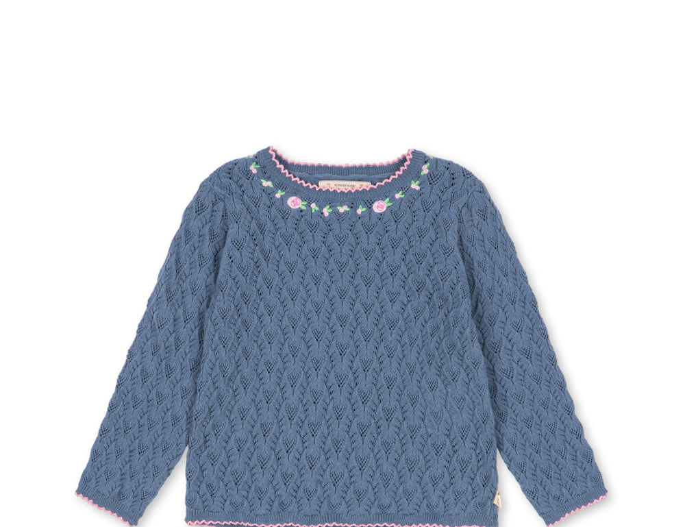 Konges Sløjd A/S KNITTED BLOUSES & VESTS ashley blue