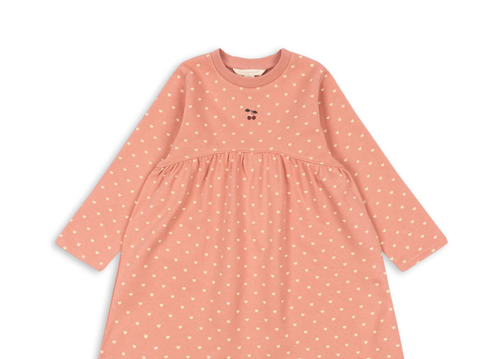 Konges Sløjd A/S JERSEY DRESSES coeur feathers