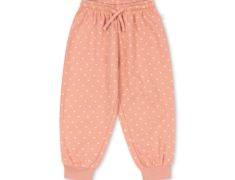 Konges Sløjd A/S JERSEY PANTS coeur feathers