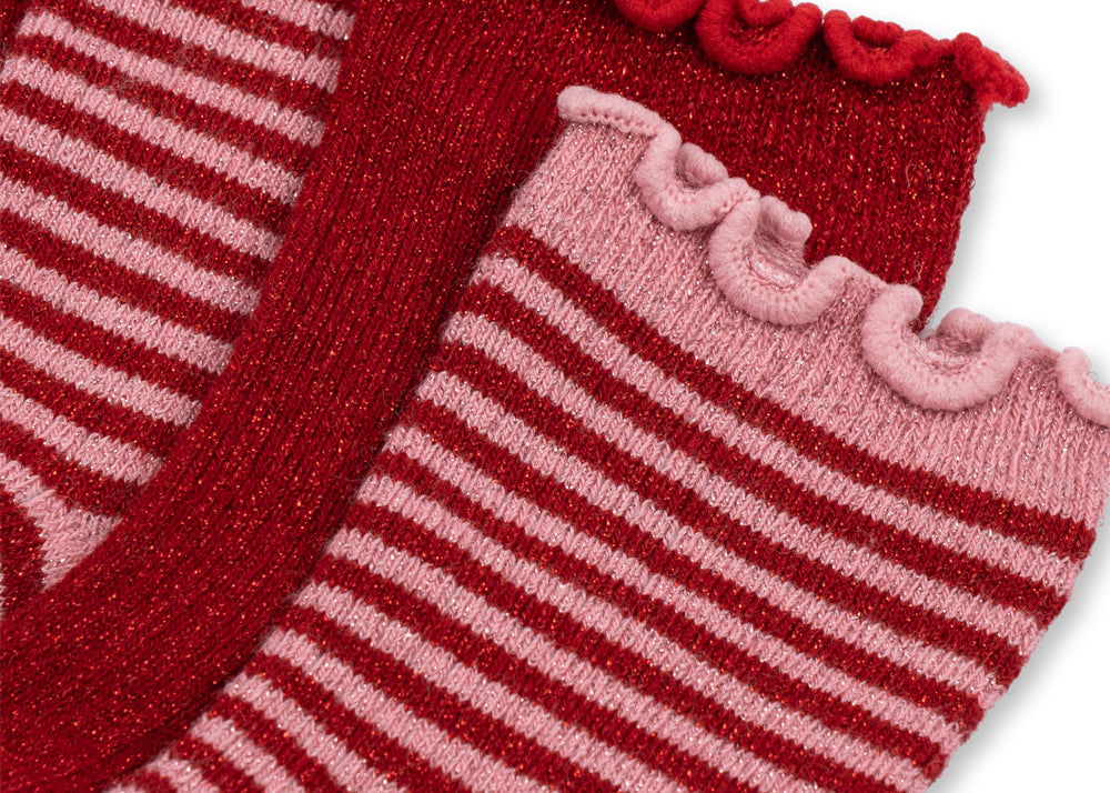 Konges Sløjd A/S SOCKS red stripe