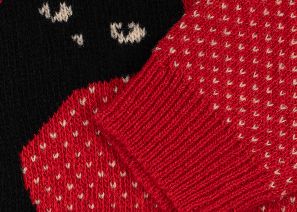 Konges Sløjd A/S KNITTED CARDIGANS cat rouge