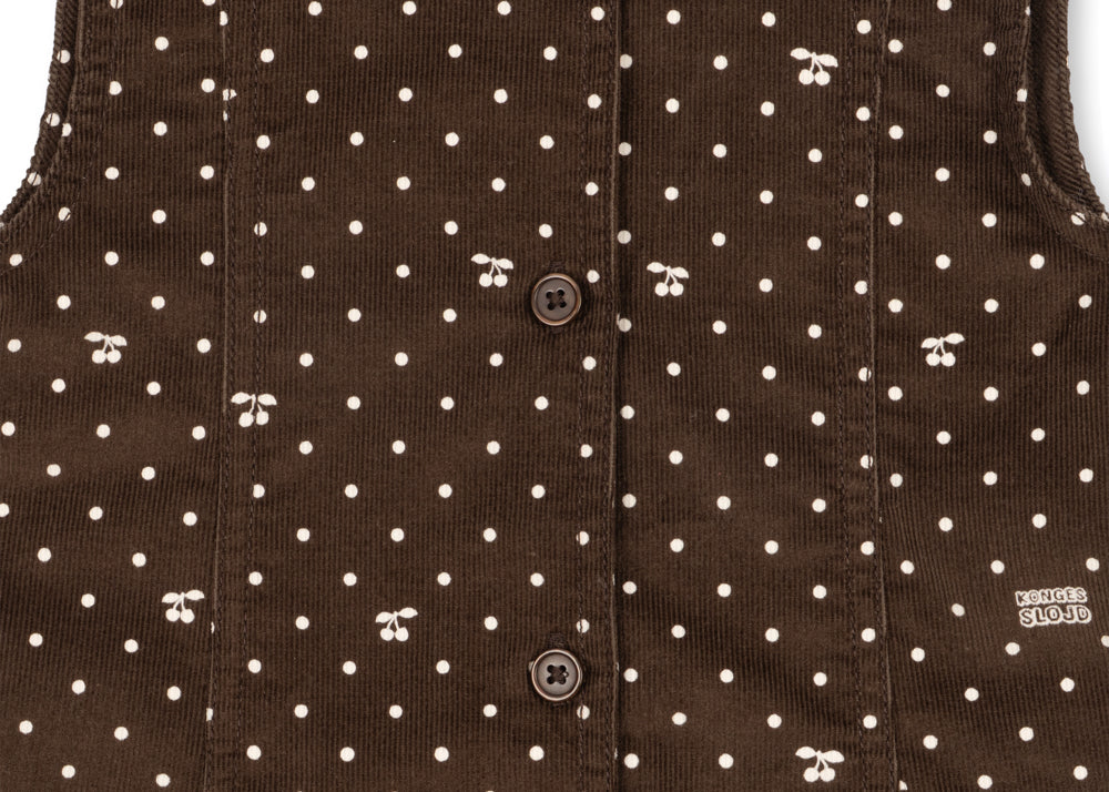 Konges Sløjd A/S WOVEN DRESSES cherry dot chocolate