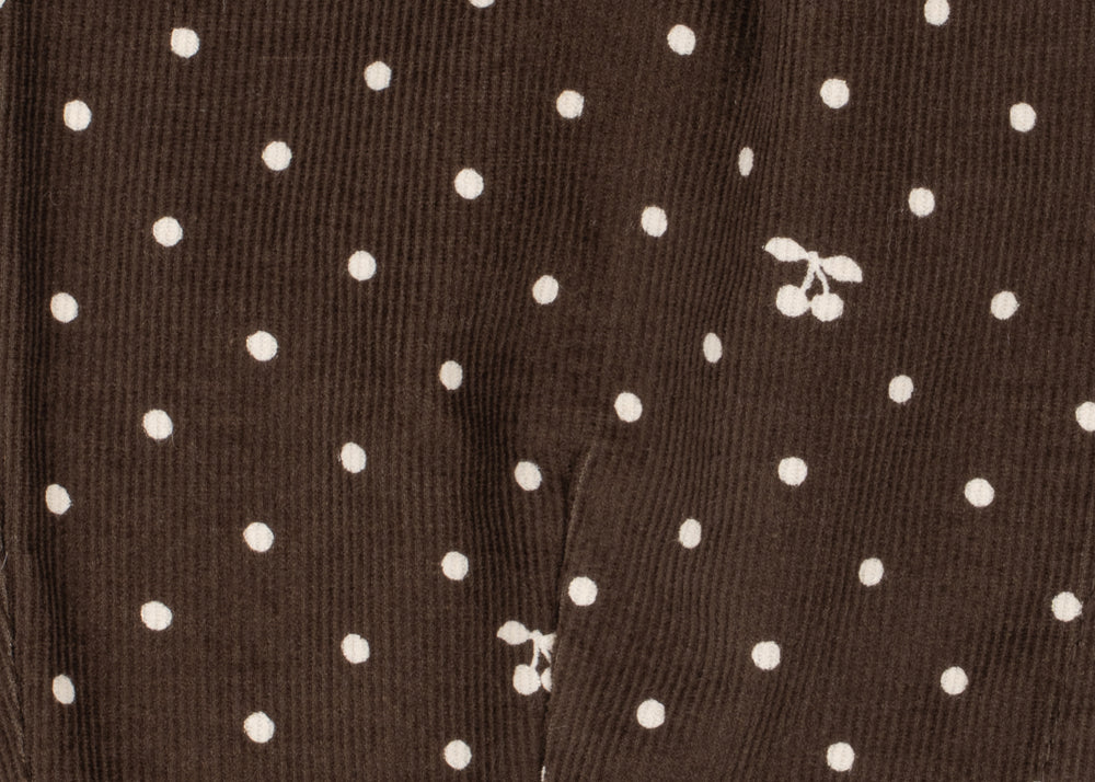 Konges Sløjd A/S WOVEN PANTS cherry dot chocolate