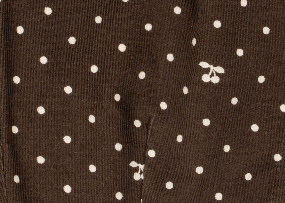 Konges Sløjd A/S WOVEN PANTS cherry dot chocolate