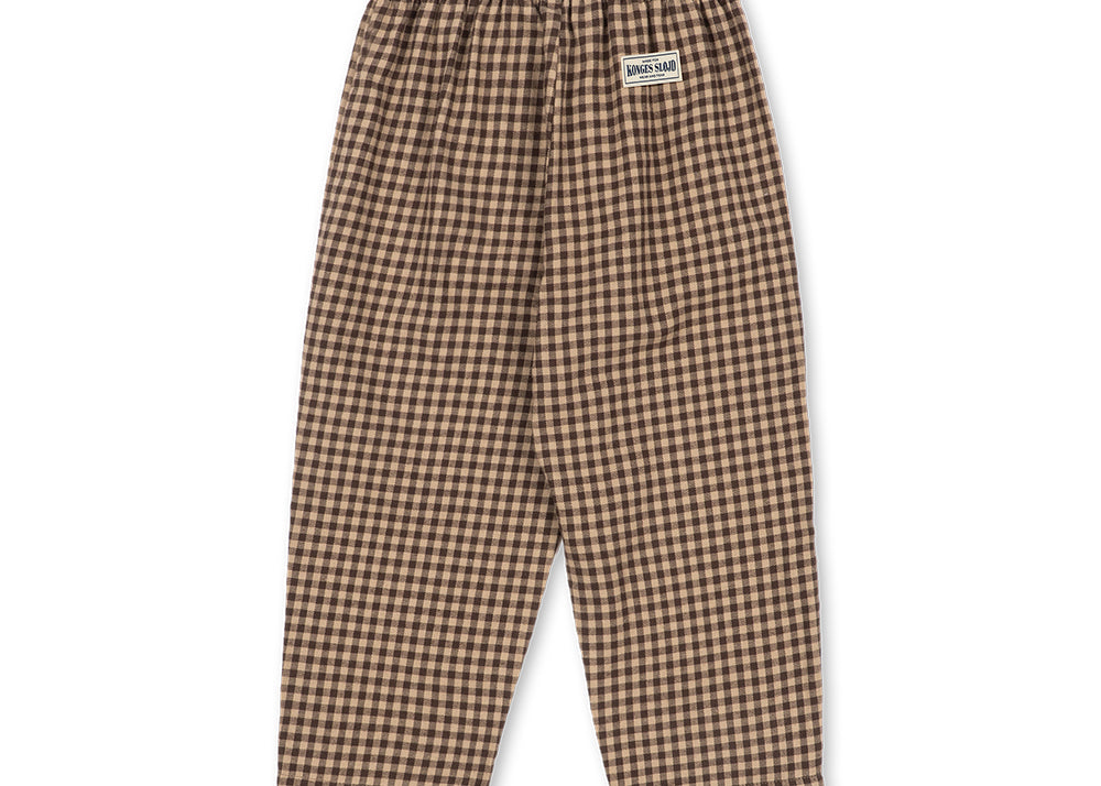 Konges Sløjd A/S WOVEN PANTS chocolate check